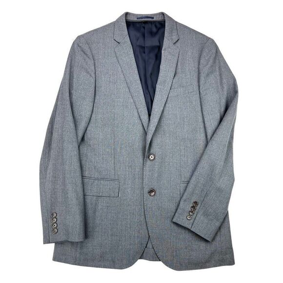 J. CREW Ludlow Traveler Men's Tollegno 1900 Wool Blazer Gray Size 40L Jacket - Picture 1 of 14